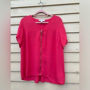 Pink Michael Kors blouse, size large